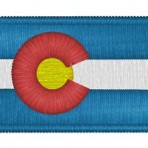 Colorado Flag Iron-on Patch