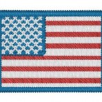 Iron-on USA Flag Patch